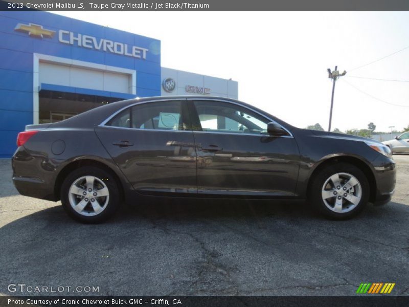 Taupe Gray Metallic / Jet Black/Titanium 2013 Chevrolet Malibu LS