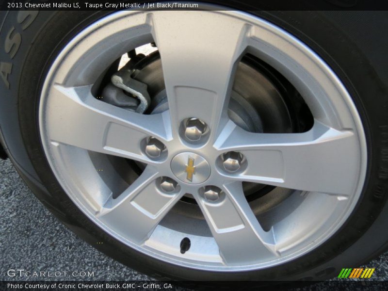 Taupe Gray Metallic / Jet Black/Titanium 2013 Chevrolet Malibu LS