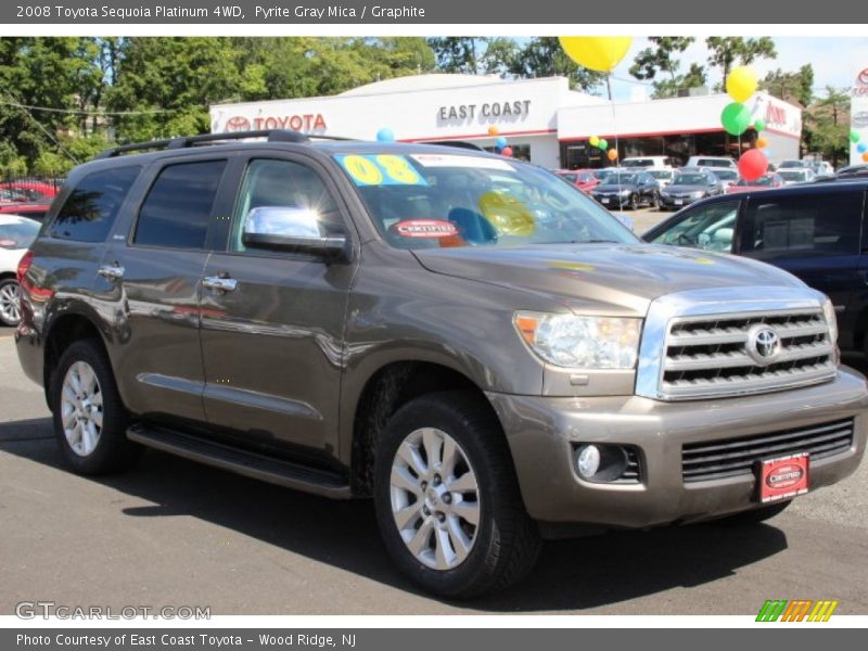 Pyrite Gray Mica / Graphite 2008 Toyota Sequoia Platinum 4WD