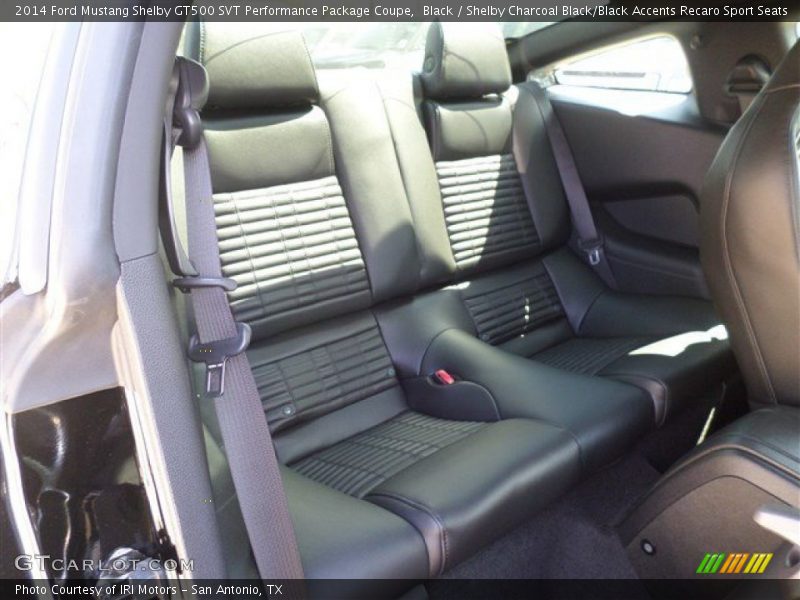 Rear Seat of 2014 Mustang Shelby GT500 SVT Performance Package Coupe