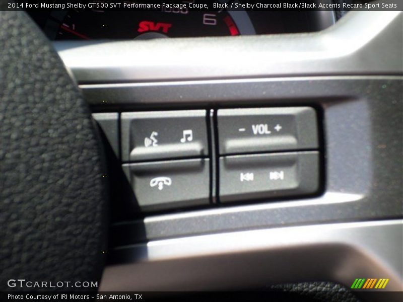 Controls of 2014 Mustang Shelby GT500 SVT Performance Package Coupe