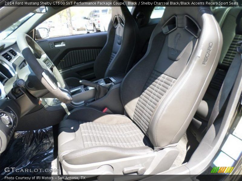  2014 Mustang Shelby GT500 SVT Performance Package Coupe Shelby Charcoal Black/Black Accents Recaro Sport Seats Interior