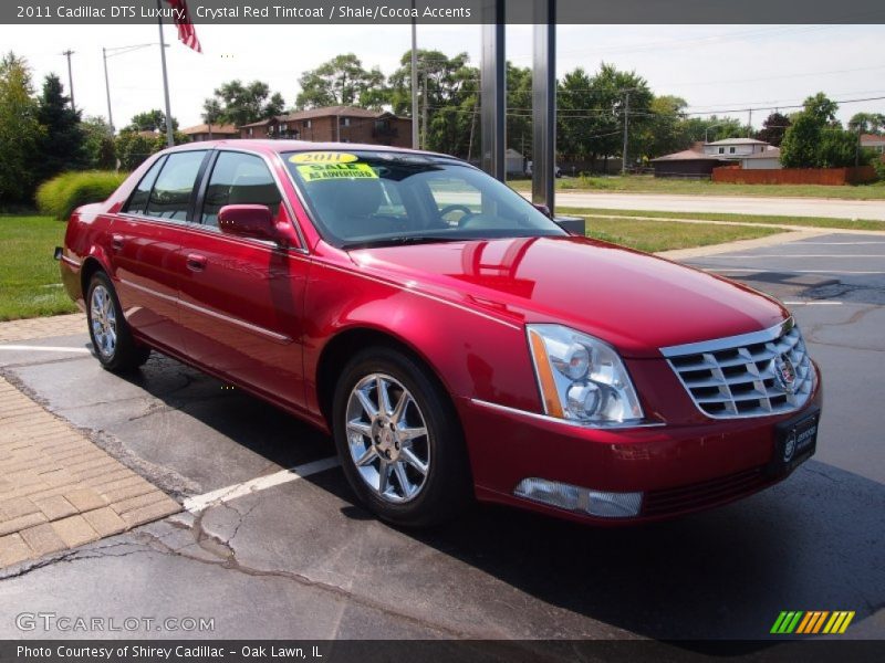 Crystal Red Tintcoat / Shale/Cocoa Accents 2011 Cadillac DTS Luxury