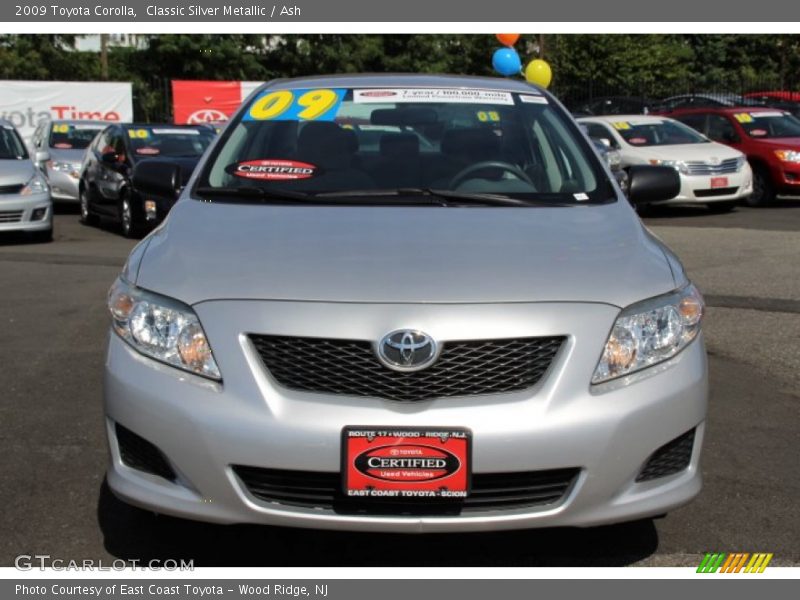 Classic Silver Metallic / Ash 2009 Toyota Corolla
