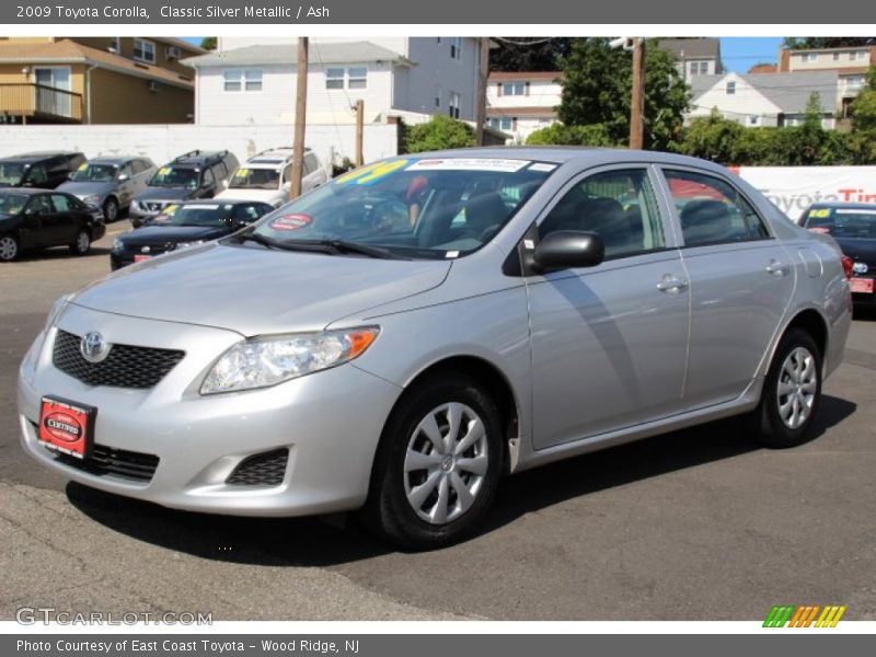 Classic Silver Metallic / Ash 2009 Toyota Corolla