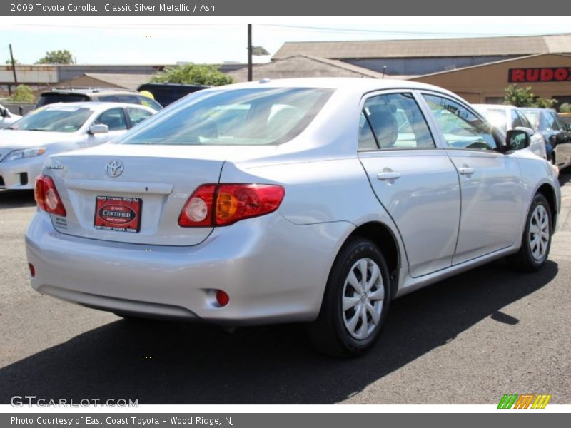 Classic Silver Metallic / Ash 2009 Toyota Corolla