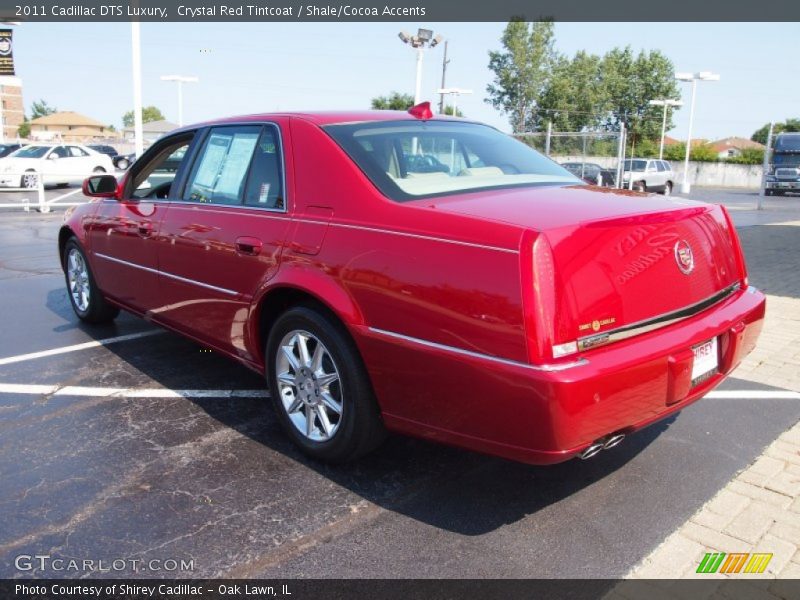 Crystal Red Tintcoat / Shale/Cocoa Accents 2011 Cadillac DTS Luxury
