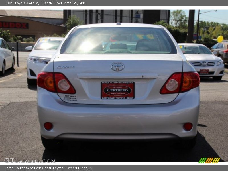 Classic Silver Metallic / Ash 2009 Toyota Corolla