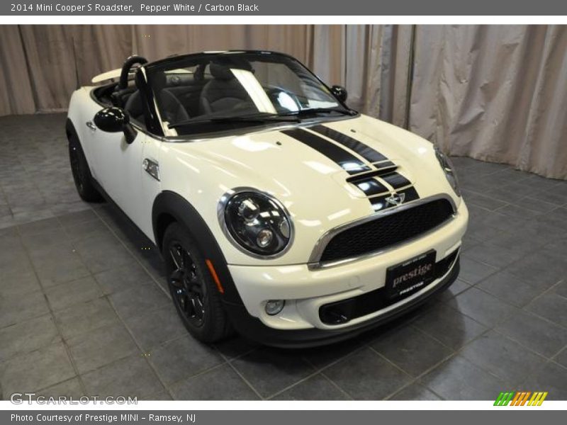 Pepper White / Carbon Black 2014 Mini Cooper S Roadster