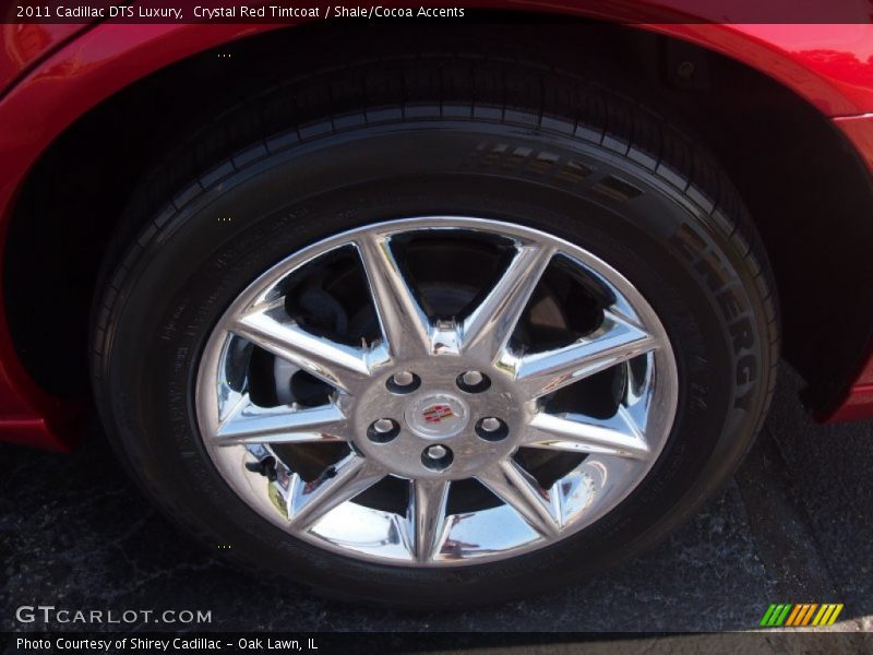 Crystal Red Tintcoat / Shale/Cocoa Accents 2011 Cadillac DTS Luxury