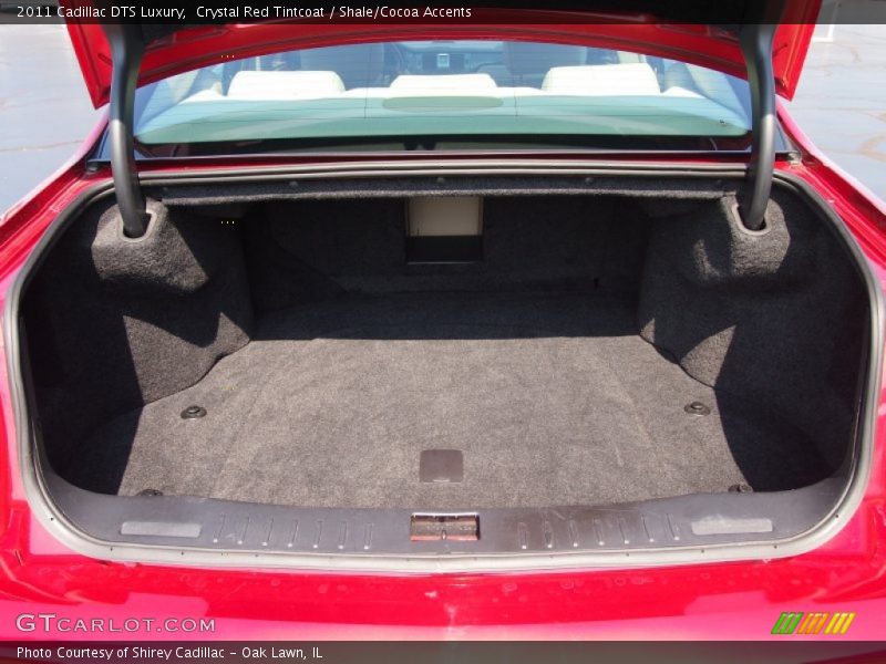 Crystal Red Tintcoat / Shale/Cocoa Accents 2011 Cadillac DTS Luxury
