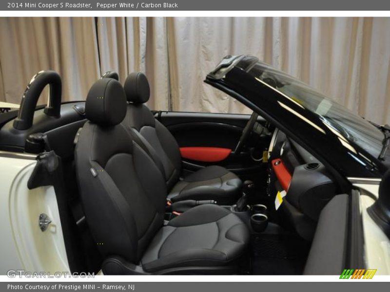 Pepper White / Carbon Black 2014 Mini Cooper S Roadster