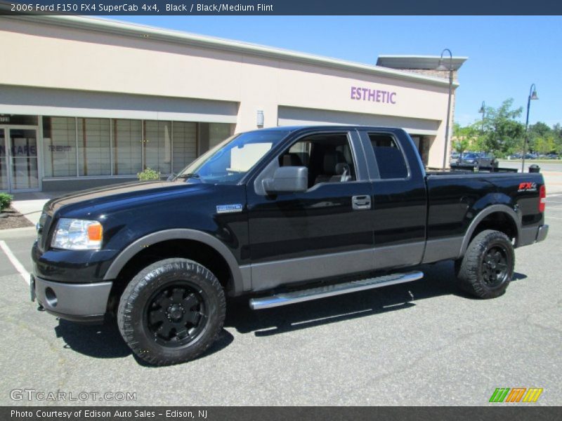 Black / Black/Medium Flint 2006 Ford F150 FX4 SuperCab 4x4