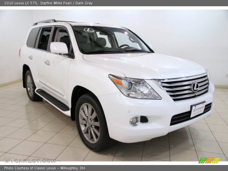 Starfire White Pearl / Dark Gray 2010 Lexus LX 570