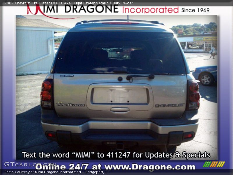 Light Pewter Metallic / Dark Pewter 2002 Chevrolet TrailBlazer EXT LT 4x4