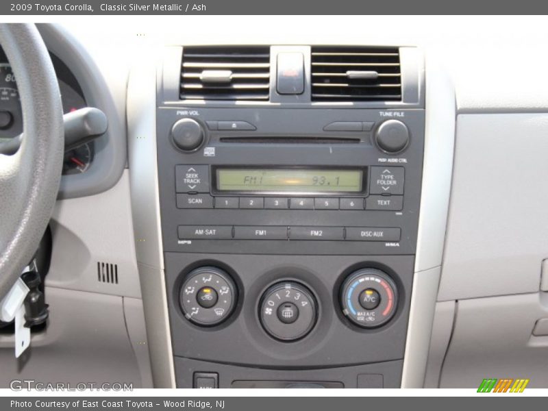 Classic Silver Metallic / Ash 2009 Toyota Corolla