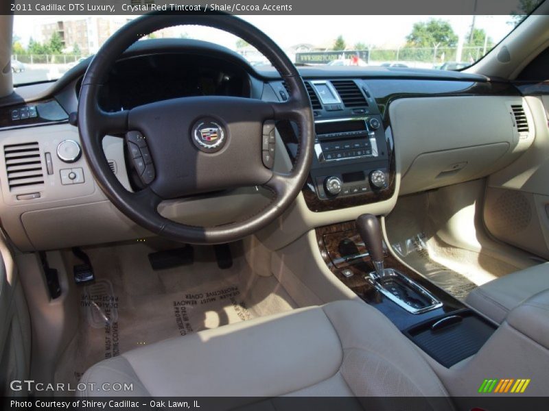 Crystal Red Tintcoat / Shale/Cocoa Accents 2011 Cadillac DTS Luxury