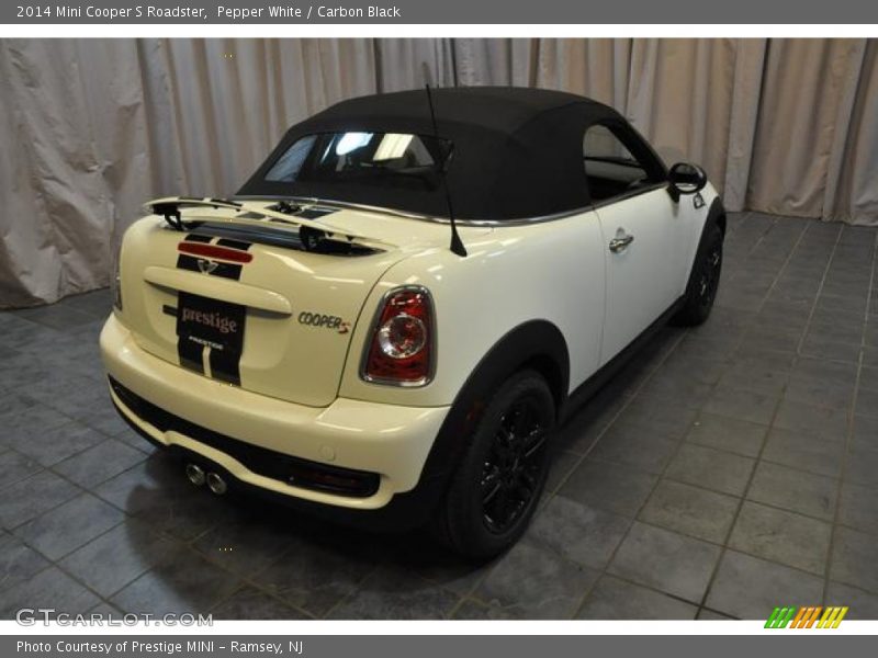 Pepper White / Carbon Black 2014 Mini Cooper S Roadster