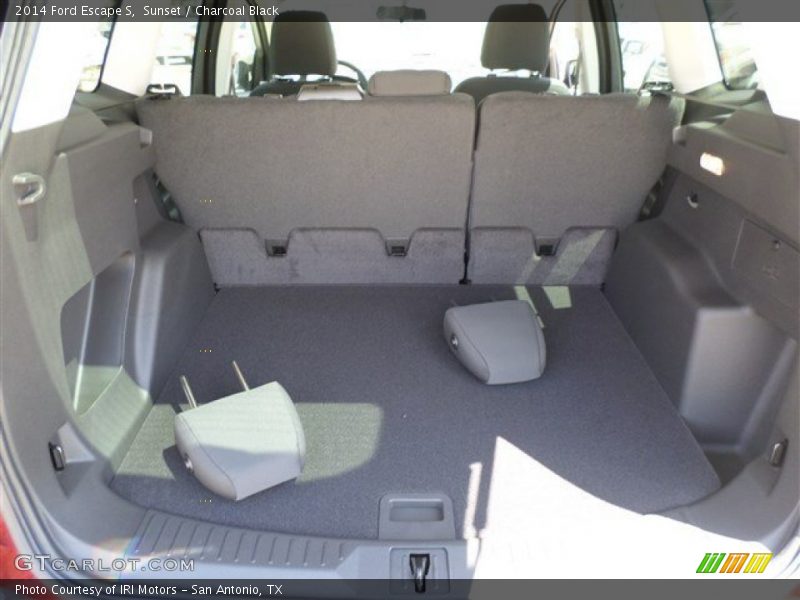 Sunset / Charcoal Black 2014 Ford Escape S