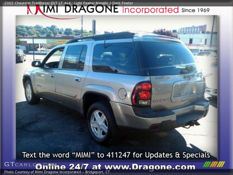 Light Pewter Metallic / Dark Pewter 2002 Chevrolet TrailBlazer EXT LT 4x4
