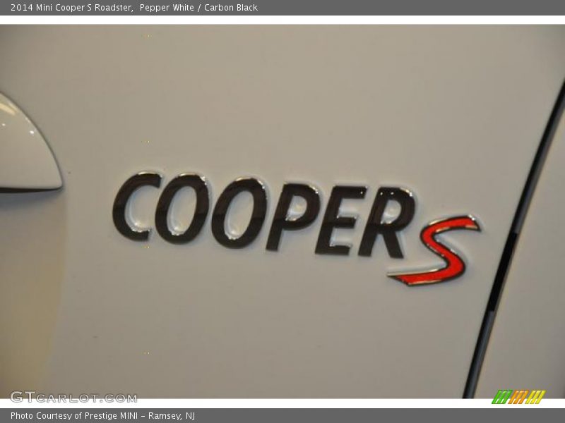 Pepper White / Carbon Black 2014 Mini Cooper S Roadster