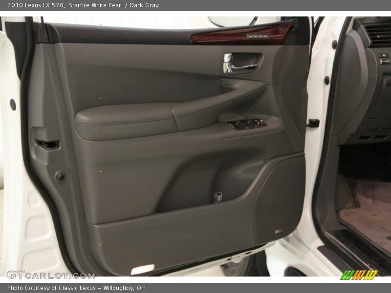 Starfire White Pearl / Dark Gray 2010 Lexus LX 570