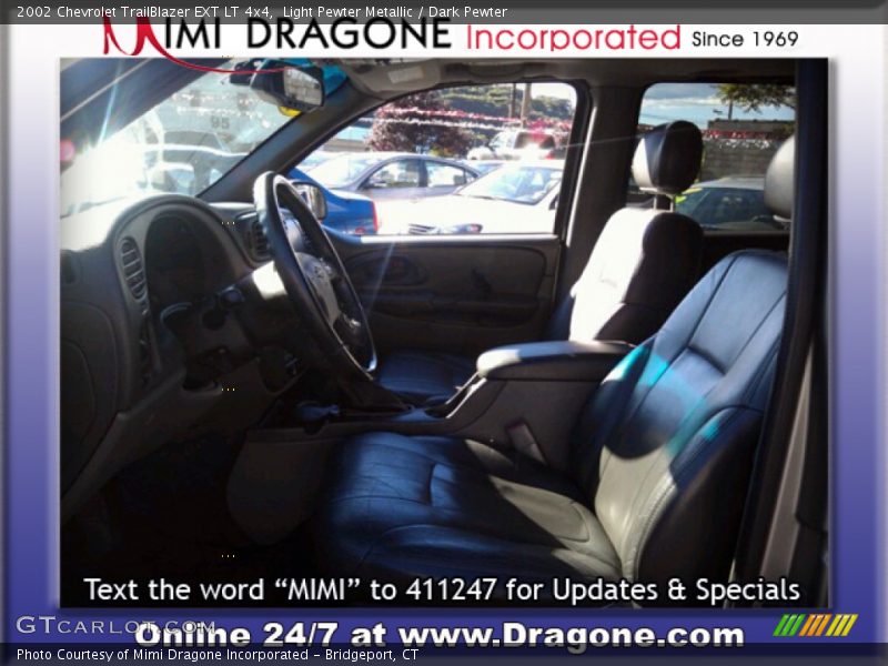 Light Pewter Metallic / Dark Pewter 2002 Chevrolet TrailBlazer EXT LT 4x4