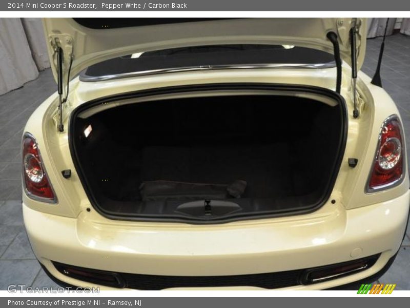 Pepper White / Carbon Black 2014 Mini Cooper S Roadster