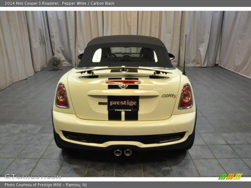 Pepper White / Carbon Black 2014 Mini Cooper S Roadster