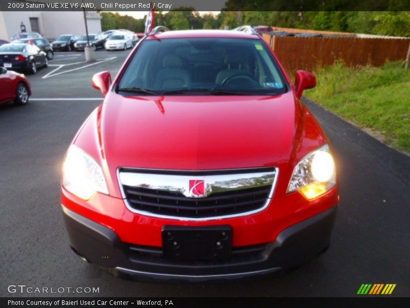 Chili Pepper Red / Gray 2009 Saturn VUE XE V6 AWD