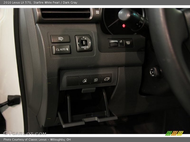 Starfire White Pearl / Dark Gray 2010 Lexus LX 570