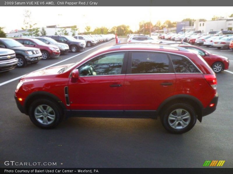 Chili Pepper Red / Gray 2009 Saturn VUE XE V6 AWD