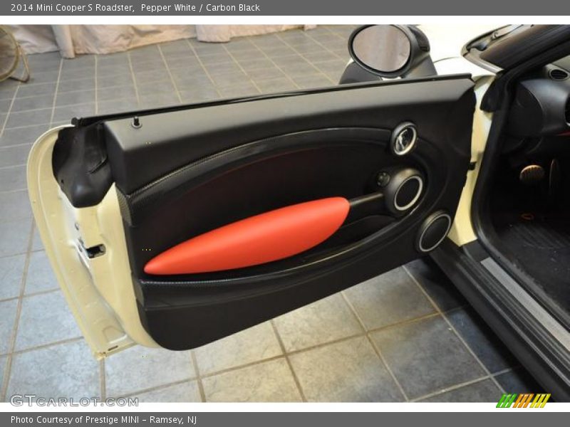 Pepper White / Carbon Black 2014 Mini Cooper S Roadster