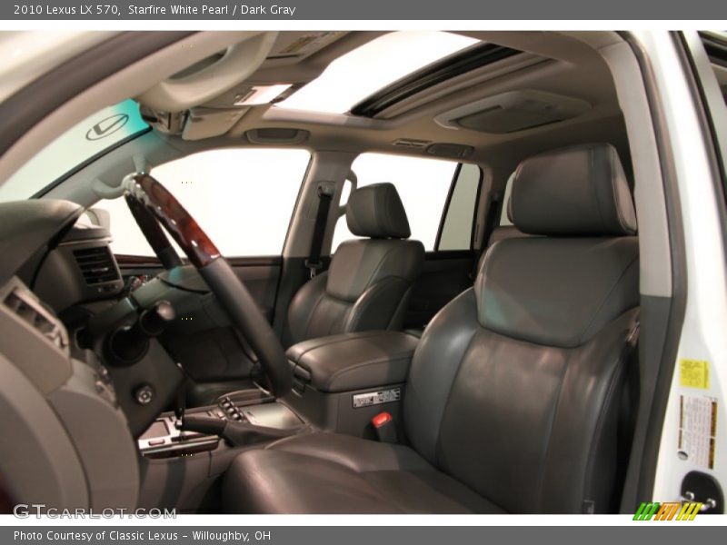 Starfire White Pearl / Dark Gray 2010 Lexus LX 570