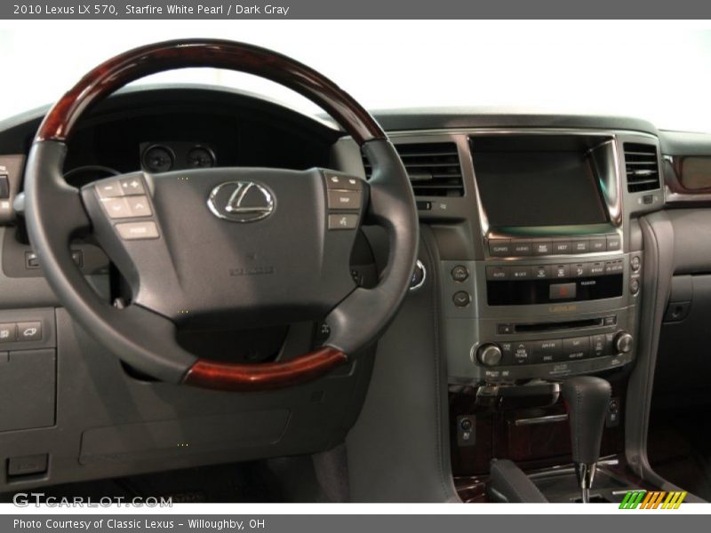 Starfire White Pearl / Dark Gray 2010 Lexus LX 570