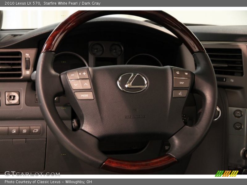 Starfire White Pearl / Dark Gray 2010 Lexus LX 570