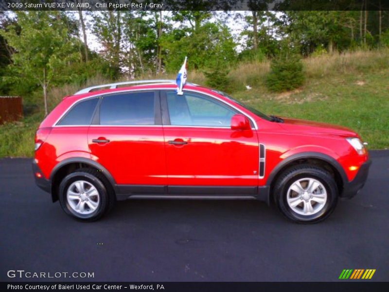 Chili Pepper Red / Gray 2009 Saturn VUE XE V6 AWD