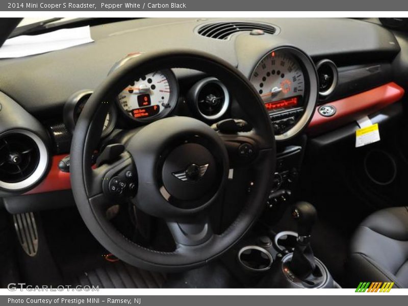 Pepper White / Carbon Black 2014 Mini Cooper S Roadster