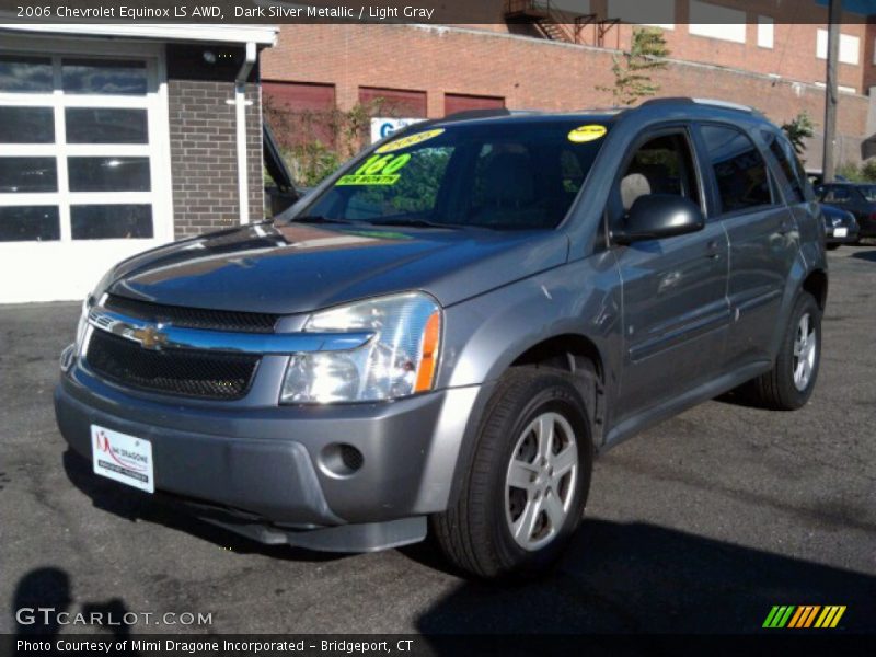 Dark Silver Metallic / Light Gray 2006 Chevrolet Equinox LS AWD