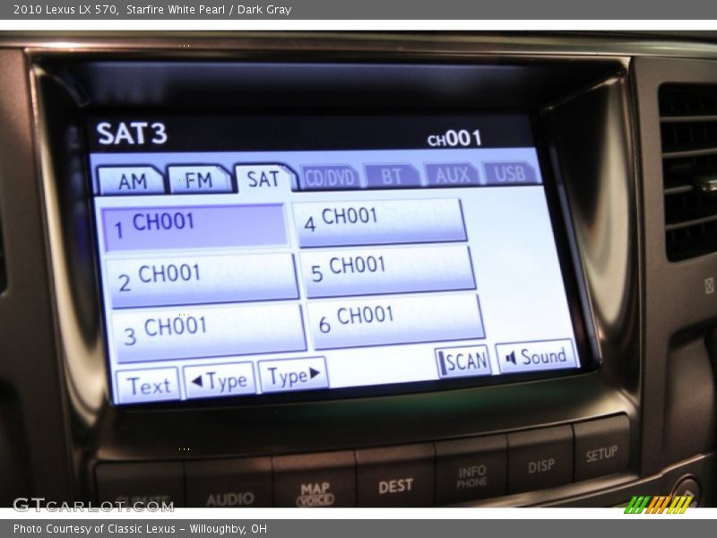 Starfire White Pearl / Dark Gray 2010 Lexus LX 570