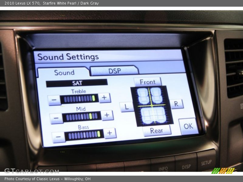 Starfire White Pearl / Dark Gray 2010 Lexus LX 570
