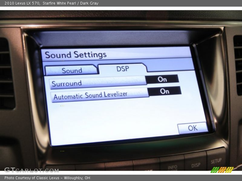Starfire White Pearl / Dark Gray 2010 Lexus LX 570