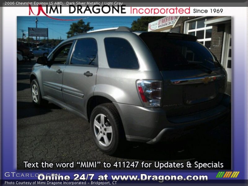 Dark Silver Metallic / Light Gray 2006 Chevrolet Equinox LS AWD