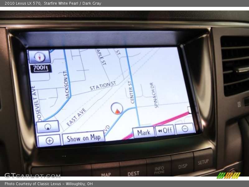 Starfire White Pearl / Dark Gray 2010 Lexus LX 570