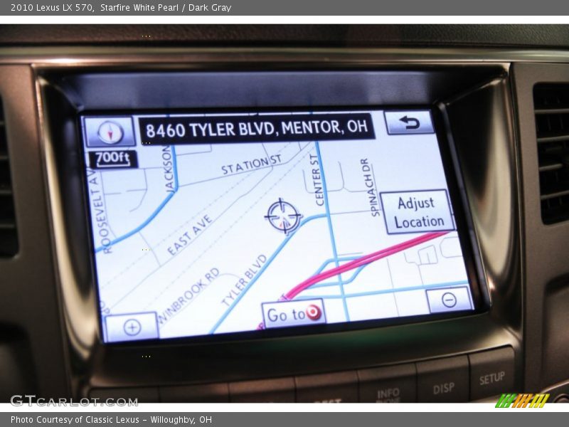 Starfire White Pearl / Dark Gray 2010 Lexus LX 570