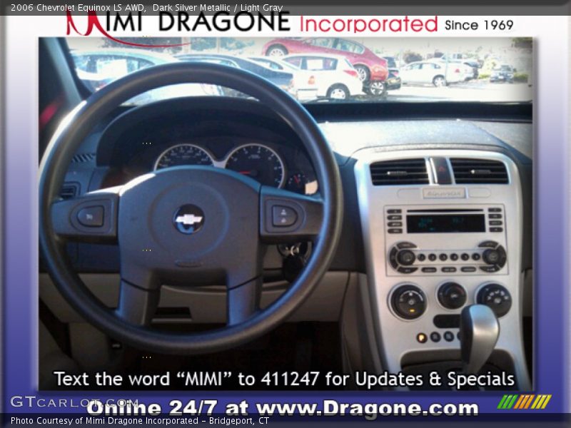 Dark Silver Metallic / Light Gray 2006 Chevrolet Equinox LS AWD