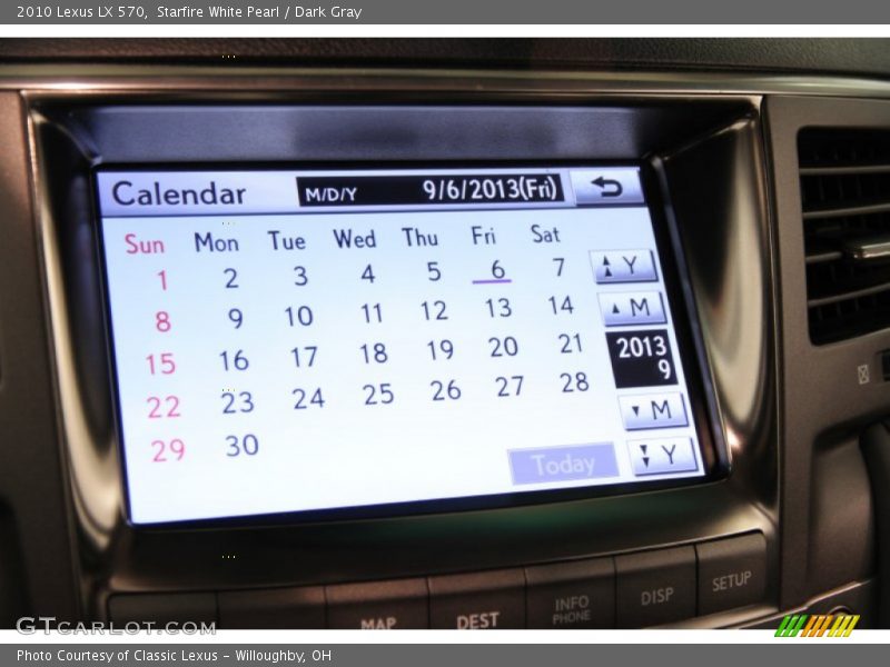 Starfire White Pearl / Dark Gray 2010 Lexus LX 570