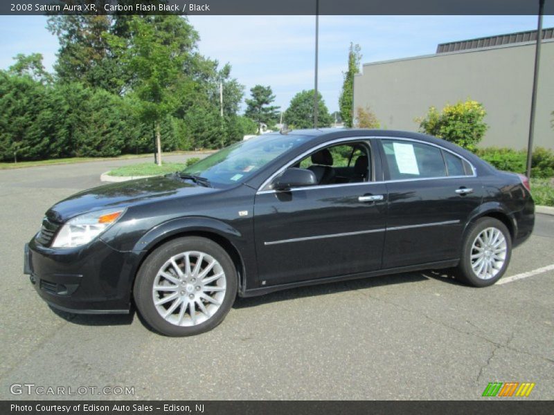 Carbon Flash Black / Black 2008 Saturn Aura XR