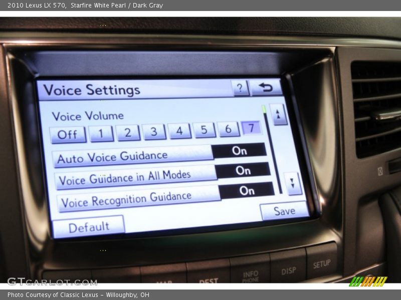 Starfire White Pearl / Dark Gray 2010 Lexus LX 570