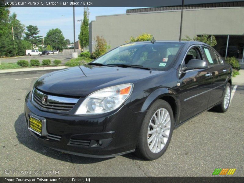 Carbon Flash Black / Black 2008 Saturn Aura XR